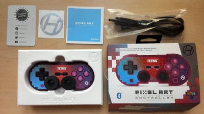 Controlador de juego Hyperkin TETRIS Pixel Art Edición Limitada Bluetooth/Interruptor USB-C Foto 1 de 4