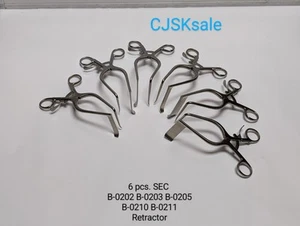 6 pcs. SEC B-0202 B-0203 B-0204 B-0205 B-0210 B-0211 Retractor (USED). - Picture 1 of 10
