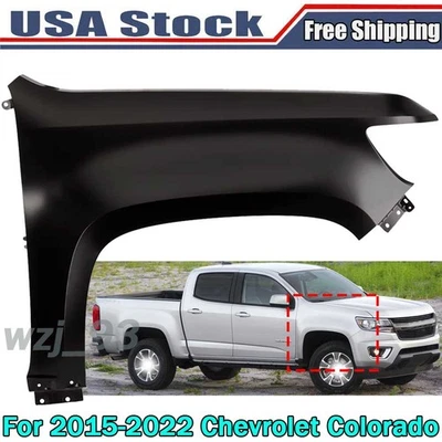 Fender For 2015 2016 2017-2022 Chevrolet Colorado Front Right Side Steel Primed Foto 1 de 4