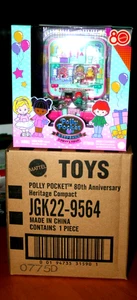 Polly Pocket Mattel Keepsake 80th Anniversary Heritage Compact-New in Box - Picture 1 of 7