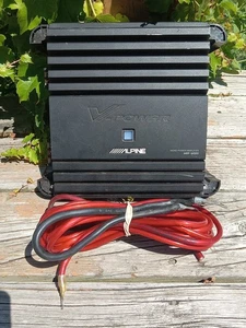 Alpine MRP-M500 Vpower Car Stereo Amp Amplifier w/ Wires - Picture 1 of 12