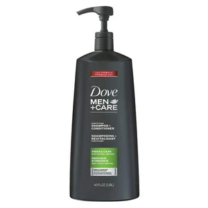 Dove Men+Care 2 in 1 Shampoo and Conditioner, Fresh and Clean (40 oz Club Size) - Afbeelding 1 van 2