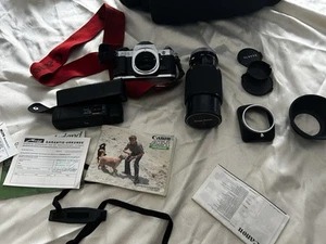 Canon AE-1 Program Mit Objektiv Vivitar Series1 & Winder | & Handbuch | 80er - Bild 1 von 6
