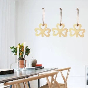 10 Pcs Clover Pendant Hanging Home Decoration Saint Patrick's Day - Picture 1 of 11