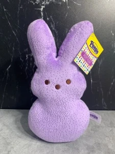 NEW with TAGS Peeps 9" Purple Bunny Sprinkles Plush Stuffed Animal Easter Pillow - Picture 1 of 9