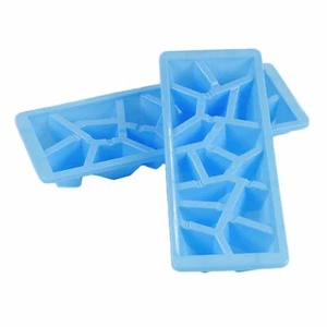 Juego de 2 piezas de bandeja de cubitos de hielo Chef Craft - Crea 15 cubos divertidos en forma - Imagen 1 de 3