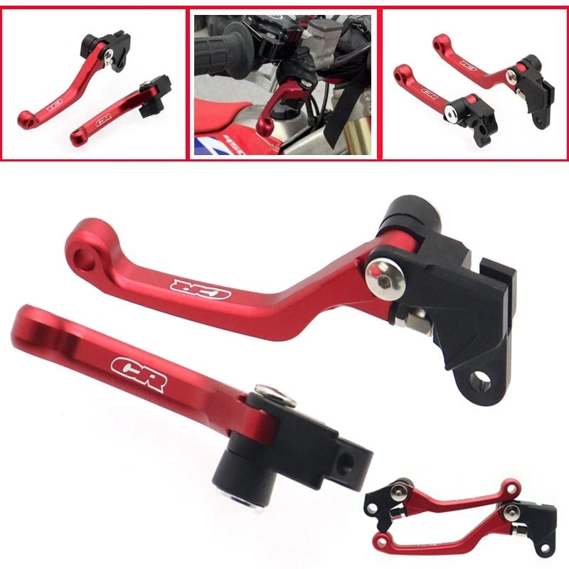 For HONDA CR250R CR500R CR 80R/85R/125R CR Pivot Brake Clutch Levers - Image 1 of 4