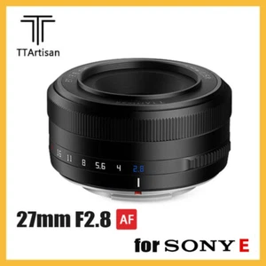 TTArtisan 27mm F2.8 AF APS-C Auto Focus Lens for Sony E-mount Mirrorless Cameras - Picture 1 of 7