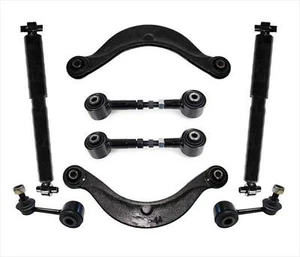 Rear Upper & Lower Suspension Control Arms Bushings Shocks for 03-08 Mazda 6 8Pc - Picture 1 of 6
