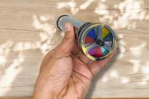 Handmade Brass Kaleidoscope Educational Gift | Vintage Collection Replica - Picture 1 of 6