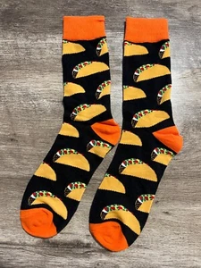 Socks adult fun novelty NEW - tacos - Picture 1 of 3