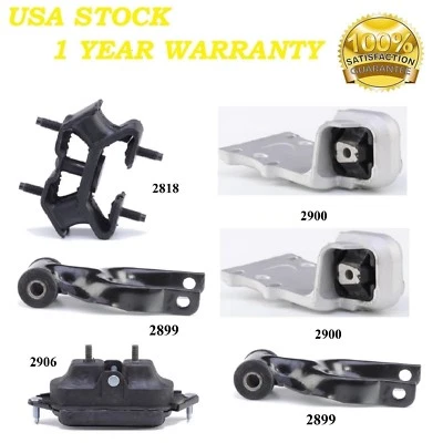6 PCS FRONT MOTOR & TRANS MOUNT FIT 1997-2005 Chevrolet Venture 3.4L - Image 1 of 4