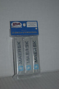 Atlas Maersk 40' Container 3-pack N Scale 50002260