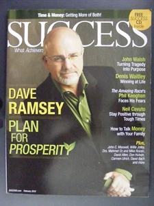 Dave Ramsey John Walsh Neil Cavuto Success Magazine February 2010 with CD - Picture 1 of 2