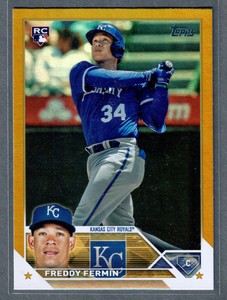 2023 Topps Update Freddy Fermin Rookie Gold Foil #US114 Royals RC SP