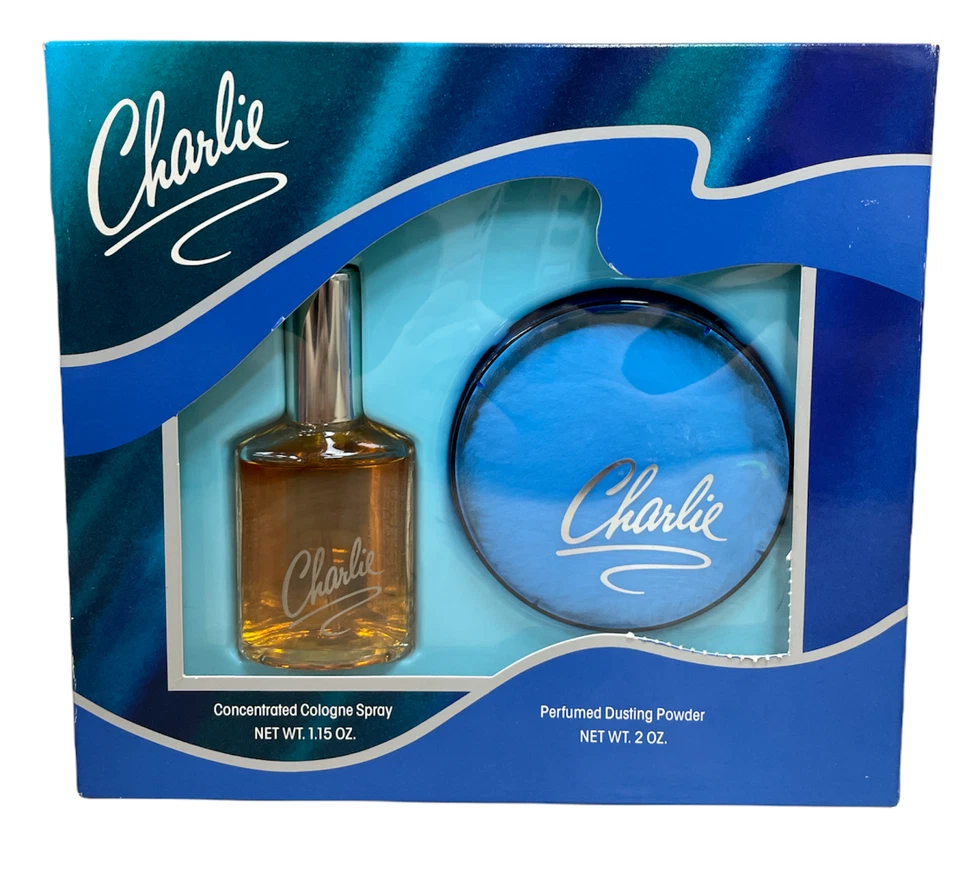 Charlie Perfume Revlon Concentrated Cologne Spray Dusting Powder (1.15oz-2oz)