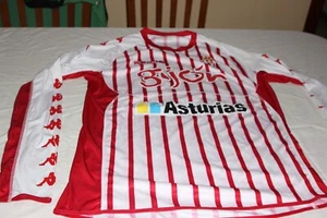 CAMISETA FUTBOL MANGA LARGA SPORTING GIJON 2011 KAPPA T/L PUBLICIDAD ASTURIAS - Foto 1 di 3