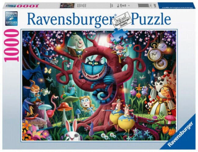 Ravensburger 16456 Most Everyone is Mad, Alice In Wonderland Puzzle, 1000 Pieces