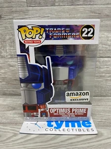 FUNKO Pop! Optimus Prime #22 Transformers Amazon Exclusive Metallic Version New - Picture 1 of 4