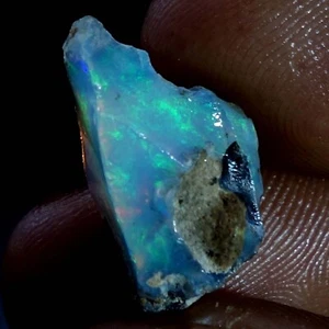 08.80 Cts Ethiopian Crystal Opal Facet Welo Rough Specimen Natural Gems YRJ5066 - Picture 1 of 11