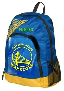 Golden State Warriors NBA Border stripe Backpack (School,Work,Sport) - Picture 1 of 7