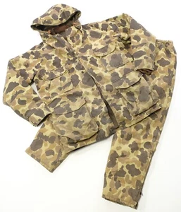Rare VTG CABELA’S Frog Skin Duck Hunter Camo Matching Jacket Pants Suit 90s SZ M - Picture 1 of 23