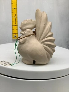 Japanese Clay Bell Ceramic Dorei Asian Antiques chicken Suwa 2.1x1.5x3.1inch - Picture 1 of 11