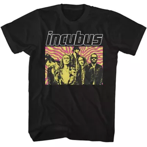 Camiseta Incubus Groovy Banda de Neón Foto Para Hombre Rock Music Tour Merchandising - Imagen 1 de 5