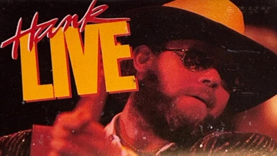 Hank Williams Jr Hank Live Country Music Album Cassette 1W18 - Image 1 of 4