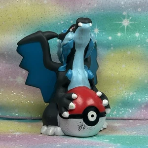 Charizard X Sofubi Vinyl Figur 2016 Mega Evolution Japan Pokémon Gebraucht Played - Bild 1 von 10