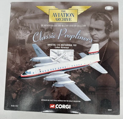 Corgi 48601 1:144 Diecast Bristol 175 Britannia 102 Laker Airways MIB LE - Image 1 of 4