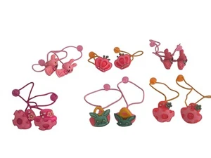 12 Piezas Elástico para Cabello Niña Set Bucles A Primavera Cola De de Caballo - Bild 1 von 7
