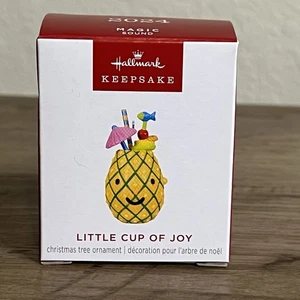 Hallmark 2024 Keepsake Mini Ornament Little Cup of Joy Sound + Batteries New - Picture 1 of 7