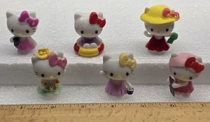 6 Pc Unbranded Cake Toppers Mini Kitty Figurines Cupcake Figures -Set B - Picture 1 of 3