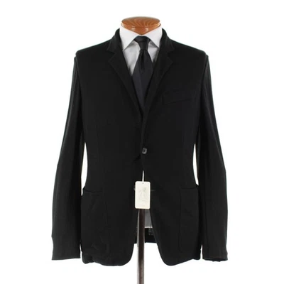 Abrigo deportivo de lana Belvest nuevo con etiquetas Super 120's talla 50R (40R EE. UU.) en negro liso Foto 1 de 4