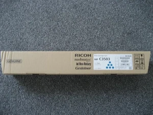 Ricoh (841820) Cyan Laser Cartridge Toner MP C3503 - Genuine Grade A - RRP £130+ - Photo 1/8