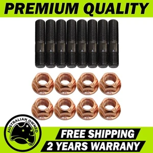 8 Pcs M10x1.5x50mm High Tensile Stud Kit for Manifold & Turbo - Picture 1 of 5