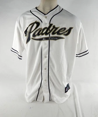 2013 San Diego Padres Logan Forsythe # Authentic Signed White Jersey Auto 13 - Image 1 of 4