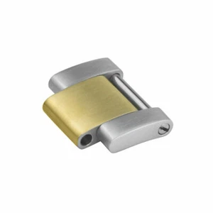 15.5MM OYSTER LINK FOR ROLEX SUBMARINER BAND BRACELET CNC MILLED TWO TONE - Picture 1 of 3