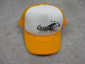 Sombrero de Camionero Hawaiano De Colección Hombres OSFA Amarillo Dorado Malla Hawaiana Cuerda Acolchada - Imagen 1 de 10