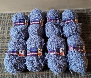 De colección Pingouin Astrakan 50G 8 madejas hilo azul - Imagen 1 de 3