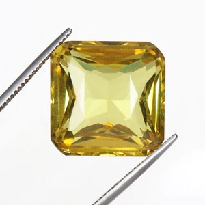 Yellow Citrine Translucent Cushion Cut 38. Carat Loose Gemstone for Gifts - Picture 1 of 4