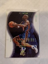 STEPHON MARBURY 2003-04 SP AUTHENTIC SP LIMITED SP SPECTACULARS /100 KNICKS #106