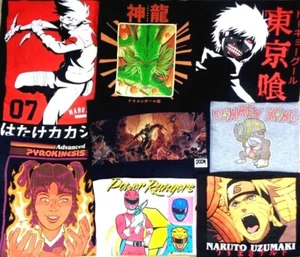 Men T-Shirt Naruto Nintendo Steven Rhodes Dragon Ball Z Power Rangers Video Game - Picture 1 of 53