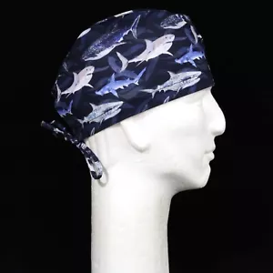 Underwater Creatures Theme Scrub Hat - Picture 1 of 1