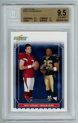 2006 Score Matt Leinart Reggie Bush #328 BGS 9.5 - Image 1 of 2