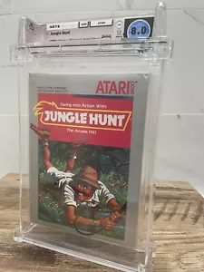 New Jungle Hunt Atari 2600 Sealed Video Game Wata Graded 8.0 A+ Seal! 1988 - Picture 1 of 10