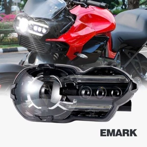 Für BMW Motorrad 2005-2009 K1200R / 2010-2013 K1300R LED-Scheinwerfer Hi-Low DRL - Bild 1 von 13