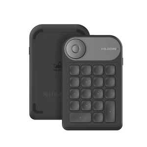 HUION Keydial Mini Bluetooth Programmierbare Tastatur mit Wählscheibe 5 Tasten - Bild 1 von 9