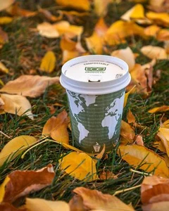 ECO PRODUCTS Disposable Insulated World Art 12oz Coffee Cups, Case of 600, - Picture 1 of 12